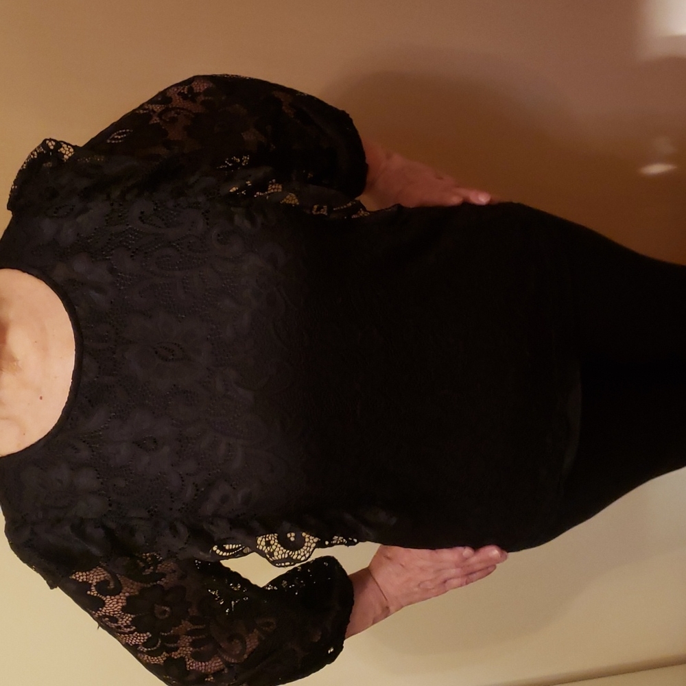 Olivia Blu black blouse